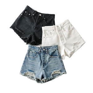Nouveau Short en Jean 100% Coton Ultra Respirant Coupe Ajustée Séchage Rapide pour Femme 2026 – Denim Délavé Tendance Personnalisé Premium Décontracté - Product Image 1