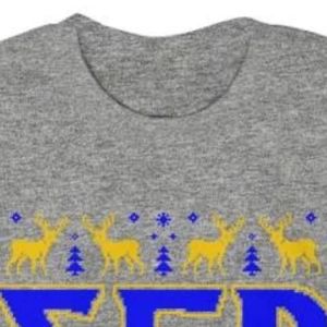 Custom Sigma Gamma Rho <b>Christmas</b> Crewneck <b>Sweatshirt</b> <b>Women's</b> Greek Sorority Ugly Holiday Sweater Warm Fleece Pullover Wholesale - Product Image 2