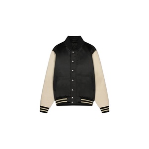 Chaqueta Varsity para Hombre y Mujer, Diseño Clásico, Impresión de Logotipo Personalizado, Impermeable, Transpirable, Botones de Cristal Vintage para Equipos Deportivos - Product Image 1