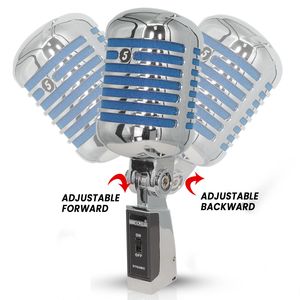 Microfono Professionale Vintage Dinamico Supercardioide XLR, Modello Retrò Unidirezionale per Registrazione in Studio e Performance dal Vivo - Product Image 5