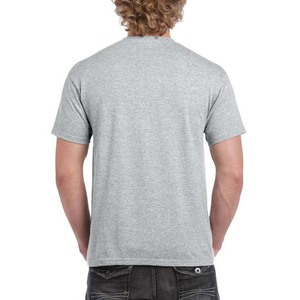 Camisetas de Verano para Hombre, Estilo Casual, Corte Regular, Color Gris Jaspeado, Algodón y Poliéster, Cuello Redondo, Manga Corta - Product Image 2