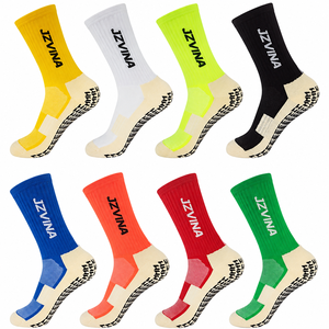 ODM Anti-Slip <b>Grip</b> Crew Sports <b>Socks</b> Cushioned Towel Sole Custom Design for Football Athletic Training Factory Wholesale - Product Image 1