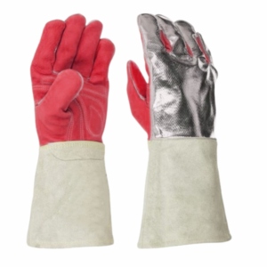 Guantes de Seguridad para Construcción Resistentes y Personalizables, Duraderos, Reforzados, de Cuero Vacuno Aluminizado, Resistentes a Pinchazos, Certificados CE, Resistentes al Calor - Product Image 2