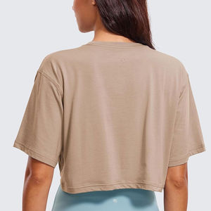 Camisetas Cortas de Verano para Mujer, de Algodón, Transpirables, Ecológicas, de Calidad Profesional, Personalizadas - Product Image 4