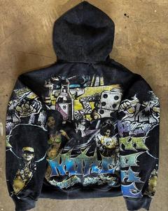 Sudadera con capucha de moda, diseño de bordado personalizado, serigrafía, las mejores sudaderas en venta - Product Image 6