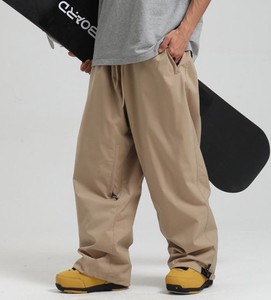 Pantalones de Esquí Unisex, Holgados, Impermeables, Transpirables, de Pierna Ancha, Estilo Cargo, Casuales, Rectos, 100% Algodón, para Adultos, Exportación - Product Image 2