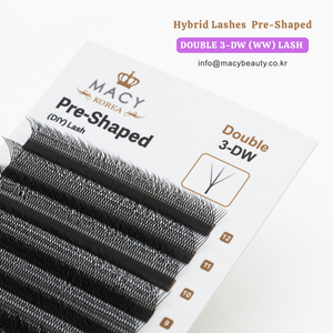 ขนตาไฮบริดแบบสำเร็จรูป Double 3-DW (WW) DIY Lash MACY BEAUTY KOREA ขนตาปลอมพรีเมียม ขายส่ง รับสั่งทำ - Product Image 4