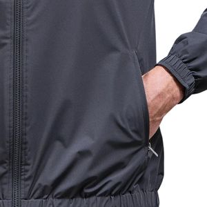 Veste coupe-vent légère à capuche pour homme, fermeture éclair intégrale, veste de sport décontractée pour l'extérieur, résistante à l'eau, poignets élastiques, cordon de serrage à l'ourlet - Product Image 6