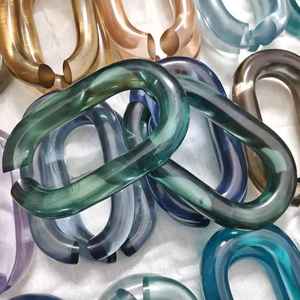 Cadenas Decorativas de Resina Ecológicas de Alta Gama, Diseño Grabado Personalizado, Estilo de Arte Moderno, Adornos Colgantes de Pared - Product Image 5