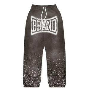 Conjunto Deportivo de Felpa Técnica Gris Vintage Personalizado 2026, Unisex, con Capucha y Cordón Ajustable, Pantalones Jogger, Tallas Grandes, Estampado, para Invierno - Product Image 3