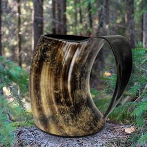 Handmade Horn Classic <b>Tea</b> <b>Mug</b> Natural Shape Polished Eco-Friendly Dishwasher Safe Solid Pattern Party Home Use Gift Box - Product Image 4