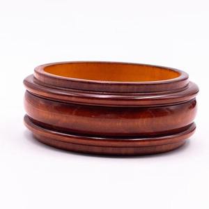 Bracelet en bois fait main à partir de bois naturel, écologique, bijou unique, accessoire de mode, cadeau pour femme - Product Image 3