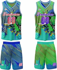 Uniformes de Baloncesto al Por Mayor de Fábrica, Jersey Sublimado Personalizado, Pantalones Cortos, Conjunto Deportivo para Equipos - Product Image 3