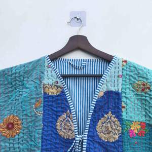 Chaleco Acolchado Estilo Khambadi Personalizado, Chaleco de Algodón Orgánico Khambadi, Chaqueta de Invierno Hecha a Mano - Product Image 4