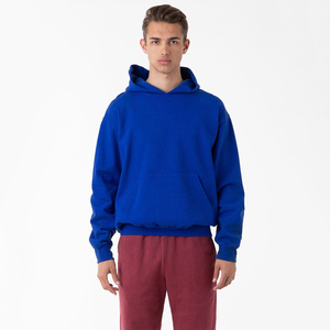 Oversized 100% Cotton 500GSM Hoodie Wholesale Manufacture Heavyweight <b>Thick</b> Thermal Pullover Plain Dyed High Quality Winter - Product Image 1