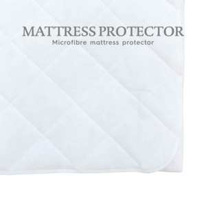 Ultra Soft Non-Waterproof Microfiber Bed <b>Mattress</b> <b>Protector</b> Plain Style Fitted and Non-Fitted <b>Mattress</b> Topper for Home Use - Product Image 4