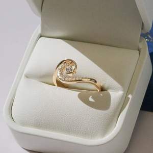 Wholesale Fine Jewelry Accessories Ocean Swell <b>Ring</b> in 925 Sterling Silver Sea Life Jewelry Wave <b>Ring</b> - Product Image 1