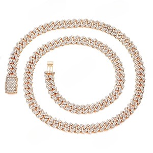 Elegant Iced Out 16 MM Cuban Link <b>Chain</b> 925 Sterling <b>Silver</b> <b>Extended</b> Clasp Hip Hop Thick Miami Luxury Statement Hip Hop Jewelry - Product Image 1