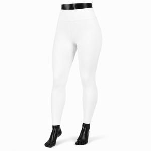 Leggings de Yoga Blancos de Cintura Alta, Sin Costuras, Largos, con Cintura Elástica, Pantalones de Spandex y Nailon - Product Image 3