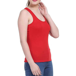 Women's <b>High</b> Quality Eco-Friendly Quick Dry Breathable Cotton Crew Neck Tank <b>Top</b> for Gym Wear with Oem Service stylish - Product Image 5