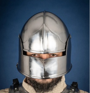 Casco Medieval de Prestigio, Armadura Duradera para la Cabeza de Guerrero, Diseñado para Demostraciones Históricas, Teatro y Actividades de Festivales - Product Image 2