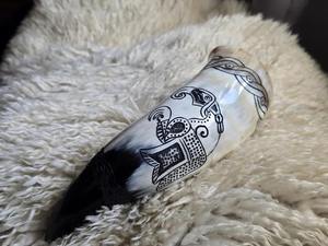 PERFECT ENTERPRISES Viking <b>Drinking</b> Classic Medieval <b>Horn</b> Historical Cosplay Perfect and Celebrations <b>Drinking</b> <b>horn</b> - Product Image 4