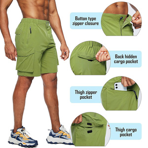 Shorts de golf pour hommes, personnalisation de la marque, légers, 100% coton, anti-UV, vêtements de performance en toile, fournisseur Pakistan, fabrication OEM - Product Image 6