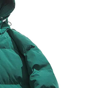 Hooded Puffer <b>Jacket</b> Premium Full Zip Quilted Coat Breathable <b>Warm</b> Outerwear Factory Wholesale Supplier Production - Product Image 2