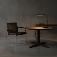 Table basse ronde moderne en bois d'hévéa, mobilier de salon, vente en gros, directement de l'usine, OEM ODM personnalisé