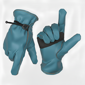Gants de travail en cuir personnalisés avec logo, à bas prix, pour la sécurité des mains des hommes. - Product Image 4