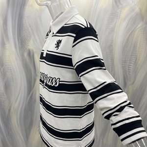 เสื้อเชิ้ตโพลีเอสเตอร์แขนยาวลายทาง คอปกพับได้ ทรงปกติ ยูนิเซ็กส์ สำหรับทุกฤดูกาล - Product Image 2