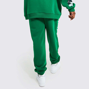 Ensemble de survêtement unisexe personnalisé avec pantalon évasé à impression en relief, sweats à capuche pour hommes, survêtement évasé pour hommes - Product Image 3