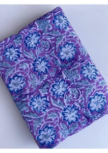 Tissu indien imprimé à la main motif floral, 100% coton, multicolore, pour la confection de robes et l'artisanat de couture, vente en gros - Product Image 6