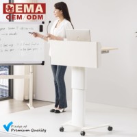 Bureau d'enseignant EMA durable pour ordinateur portable, idéal pour un usage quotidien, avec une construction robuste pour l'école et le bureau
