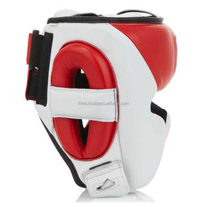 Protège-tête de boxe en cuir de vachette Five-B avec rembourrage en EVA et latex PU, fermeture à lacets réglable pour une protection optimale - Product Image 6