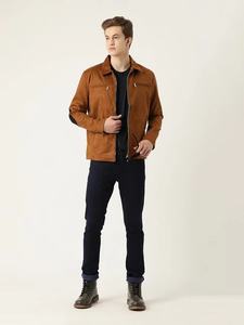 เสื้อแจ็คเก็ตหนังแท้ ดีไซน์หรูหราและมีสไตล์ เสื้อโค้ทหนังแท้สำหรับฤดูหนาว เนื้อผ้านุ่ม แฟชั่นเสื้อคลุมด้านนอก ขายส่งจำนวนมาก ผู้ผลิต OEM - Product Image 3