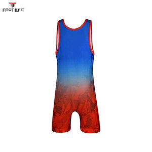 <b>Mens</b> Wrestling <b>Singlet</b> Stretch Fit Wrestling Training Suit - Product Image 3