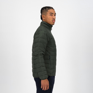Chaqueta de Plumón para Hombre con Logotipo Personalizado, Reversible, Gruesa, Estilo Urbano, Color Sólido, Cierre de Cremallera, Acolchada, para Invierno - Product Image 2