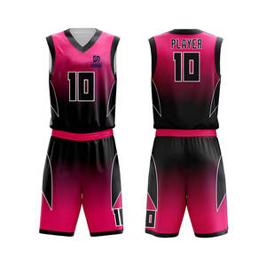 Ensemble d'uniformes de basketball personnalisés pour hommes, 100 % polyester, respirant, durable, séchage rapide, léger, haute qualité, vente en gros - Product Image 1