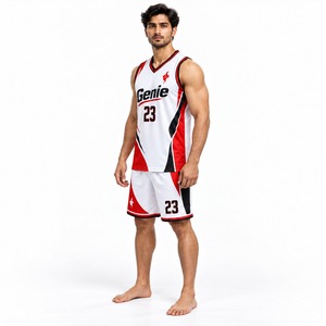 Conjunto de Uniforme de Baloncesto para Equipo, Camiseta y Pantalones Cortos, Transpirable, Ligero, Ropa Deportiva para Entrenamiento, Juego y Práctica - Product Image 4