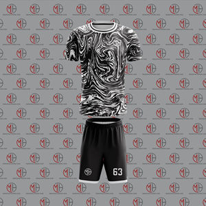 Nueva Temporada de Ropa Deportiva de Fútbol, Uniformes Transpirables de Entrenamiento, Camiseta de Fútbol de Manga Corta, Camisetas de Fútbol Sublimadas, Uniformes de Fútbol - Product Image 5