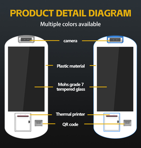 Sinmar KFC nhà hàng 21.5 inch Arc màn hình cảm ứng <span class=keywords><strong>POS</strong></span> thức ăn nhanh tự dịch vụ đặt hàng hệ thống thiết bị đầu cuối máy thanh toán <span class=keywords><strong>kiosk</strong></span> - Product Image 5