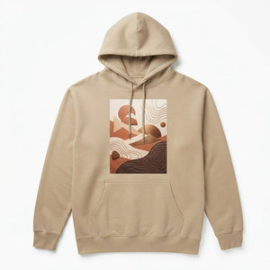 Sweat-shirt à capuche imprimé DTG de qualité supérieure, respirant, décontracté, idéal pour la gym, les voyages et l'usage quotidien - Product Image 1