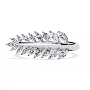 Bague de fiançailles en diamant de laboratoire certifié IGI, style luxueux pour femme - Product Image 1