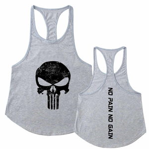 เสื้อกล้ามผู้ชายขายส่ง รับทำโลโก้ เสื้อออกกำลังกายวิ่ง ระบายอากาศได้ดี ผ้าฝ้าย ฟิตเนส ฝึกซ้อม ราคาโรงงาน รับผลิตแบบ OEM ODM - Product Image 6