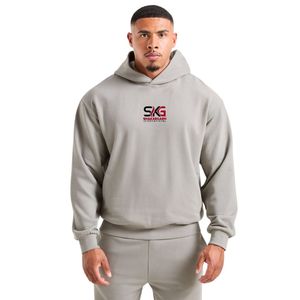 เสื้อฮู้ดดี้โอเวอร์ไซส์ทรงหลวมสำหรับทุกเพศ สวมใส่สบาย สไตล์สตรีทแวร์ รับผลิตตามแบบ OEM ODM ขายส่ง พร้อมสกรีนโลโก้ - Product Image 1