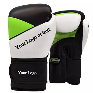 Customized Boxing Gloves with Heat Transfer Printing for Adults Breathable Training Gloves with <b>Velcro</b> Closure and Logo Design - Product Image 4