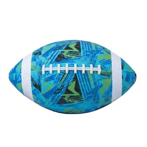 Ballon de rugby professionnel cousu main, le plus vendu en gros, avec logo en caoutchouc, rétention d'air, tailles personnalisées - Product Image 2