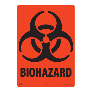 Brady Durable Biohazard Labels <b>Heat</b> & Chemical <b>Resistant</b> <b>Adhesive</b> for Labs - Product Image 2