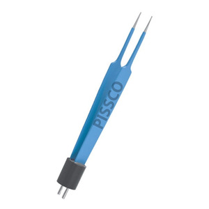 PISSCO Ophthalmic Bipolar Forceps Coaptation Nadler Forceps 10.2cm with 0.5mm Tip Half Non Stick Microsurgical Bipolar Forceps - Product Image 3